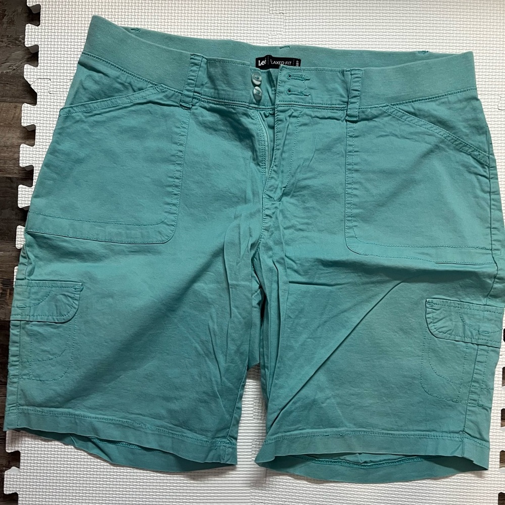 Lee 1889 Teal Cargo Shorts